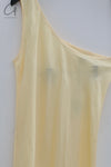 BASERANGE 24 Autumn and Winter One-shoulder Dress Portugal BAS-DROSD-VI-AU24-SFYH DROSD-VI Sofia Yellow